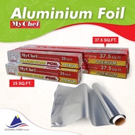 MyChef Heavy Duty Aluminium Foil ( 25sqft / 37.5sqft ) For Cooking, Frreezing, Wrapaing and Storing.