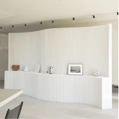 2M Screen Partition Exhibition Layout Background Board Clothing Store Accessories And Partition Wall