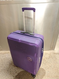 🎇❴清倉價❵ 80%新 紫色American Tourister行李箱25吋