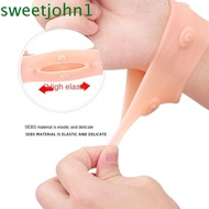 SWEETJOHN Magnetic Wrist Guard, Silicone Magnetic Sports Wrist Brace, Pressure Elbow Guard Unisex Elastic Hollow Out Design Wrist Support Running