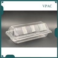 OPS-153 - BENXON Plastic Tray with Lock [ 50pcs± ] Bakery Disposable Clear Food Box - Hot Dog Box - 