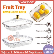 Pinggan Bufet Telus Dengan Penutup Pinggan Bufet Pinggan Paket Dengan Penutup Bekas Makanan Besar Ku