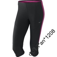 Nike Ladies Tech Run Capri FA12 Black x Fuchsia S Tights tight legging 緊身褲 單車褲 NSW running GYAKUSOU