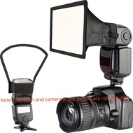TEMU ชุดกล้องแฟลช กล่องอ่อนและแผ่นสะท้อนแสง, เหมาะสำหรับ Canon Nikon และแฟลชกล้อง DSLR อื่นๆ, Neewer