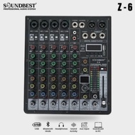 Soundbest Z6 professional MIXER 6 channel mixer