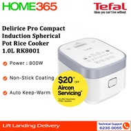 Tefal Delirice Pro Compact Induction Spherical Pot Rice Cooker 1.0L RK8001