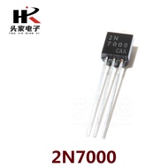Transistor Pemasangan Terus Changdian 2N7000 TO-92 Transistor Berkuasa Rendah TO-92 0.3A 60V