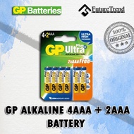 GP Alkaline 4AAA + 2AAA Battery