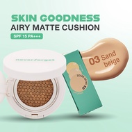 NEVER FORGET เนเวอร์ ฟอร์เก็ต สกิน กู๊ดเนส แอร์รี่ แมทท์ คุชชั่น SPF15 PA++ ปกปิด เรียบเนียน