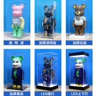 Bear bearbrick 400% Kubrick Bear Transparent Acrylic Violent Bear Building Block Bear Display Box Figure Model Storage Dust Cover