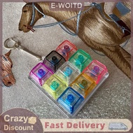 【CHANGXIANG3】 Mới Tự Làm Bàn Phím Fidget Keychain Phím Nút Cứu Trợ Căng Thẳng Clicker Đồ Chơi 9 Phím