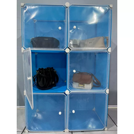 Lemari Tas Lemari Minimalis Lemari Tas Tertutup Lemari Plastik Susun Portable