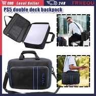 PS5 Console Storage Bag With Adjustable Shoulder Straps PS5 Protective Shoulder Bag Blue/Black/Grey