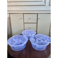 (12pcs) Thinwall bulat 2500 ml + samir/ mangkok makan bulat 2500 ml