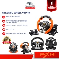 PXN Steering Wheel V3 Pro Racing Game With Brake Pedal