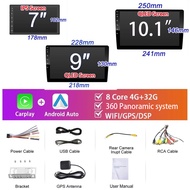 Android Player Car Stereo Radio with 360 Panoramic Navigation QLED Screen 4G+32G 8Core Android Car P