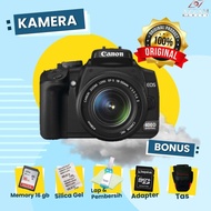 [Ready] KAMERA DSLR CANON 400D / 1000D Kit Second Camera Canon Bekas