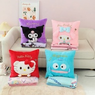 Car Sofa Pillow Household Japanese Cushion Pillow Cartoon Half Kuromi Cute Square Nap Decoration Mer