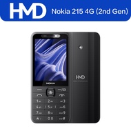 Nokia 215 4G 2nd Edition 2026 TA-1743 โทรศัพท์ปุ่มกด 4G | หน้าจอ 2.8 นิ้ว | Dual Nano SIM | Bluetoot