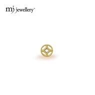MJ Jewellery 3D 999.9/24K Pure Gold Lucky Coin Charm B825