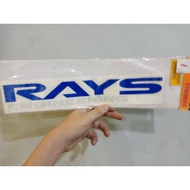 Rays Engineering 12inchi Body Sticker Rays Engineering Cermin Sticker Rays Enginee Kereta Sticker