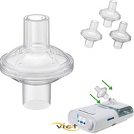 VICT 2pcs CPAP Tube, In-line 22mm CPAP Filter, Adapter Disposable Universal CPAP Machine for Resmed