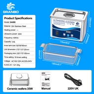 Ultrasonic Cleaner Digital Sonic Cavitation Machine 800ml 60W Stainless Steel Professional Jewelry C
