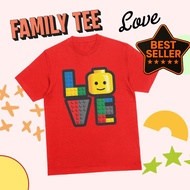 Lego Love Family Tshirt Set Baju Sedondon Baju Family Day  Murah