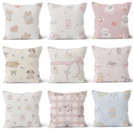Selling🔥Cute Small Animal Floral Pillow Home Sofa Decorative Pillow Car Cushion Pillow Dormitory Lunch Break Pillow2028
