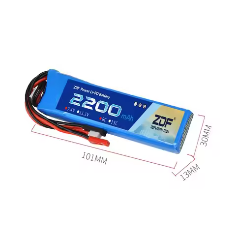 Rc Lipo Battery 7.4V 2200mah 8C 2S Lipo Battery for Futaba T6J T8FG 12FG Transmitter for RC Drone