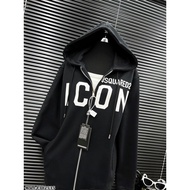 Jacket felt hat buckle for men and women icon dsquared2 black Ln2023