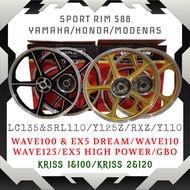 SPORT RIM GTO 555 588 5 BATANG EX5 DREAM WAVE 100 110 125 KRISS Y125Z SRL LC135 LAGENDA RXZ KRISS120