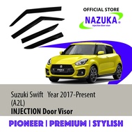 NAZUKA Suzuki Swift (A2L/414/ZC33S) Year 2017 18 19 20 21 22 23 24 INJECTION Door Visor