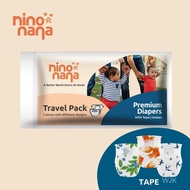 Nino Nana Travel Pack Tape Diapers - Sample