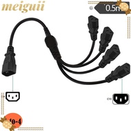 MEIGUII IEC320 Cable, 1 to 2 1 to 4 Universal Power Splitter, Professional C14 to C13 Copper Core Y 