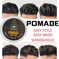 pomade shine hold clay wax water based