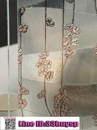 {貼膜/隔熱膜} 日本進口靜電玻璃貼紙3d立體半透明浮雕櫻花裝飾陽臺廚房窗戶貼膜