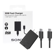 SONY Taiwan Official 30W PD Fast Charger+Type C to Type Cable Set [XQZ-UC1]