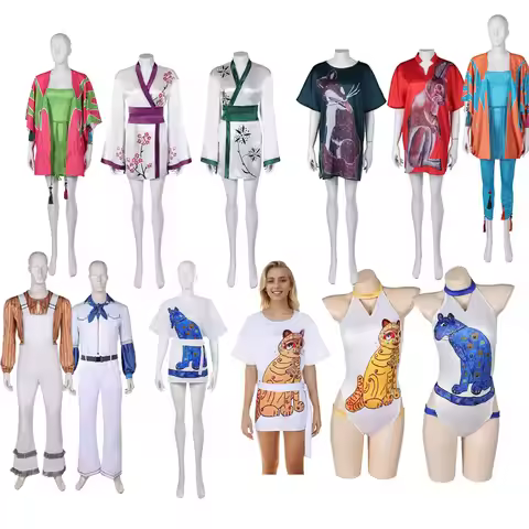 Anni-Frid Cosplay Kimono Agnetha Roleplay Retro Sleepwear Cloak Outfit Costume Halloween Party Fanta