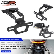 Hidden License Plate Bracket For Aprilia Tuono V4 660 RS 660 RSV4 1100/Factory 2020-2025 Tail Tidy F