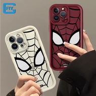 For iPhone 6 6s 7 8 Plus X XS Max XR SE 11 Pro Max 12 Pro Max 13 Pro Max 14 Pro Max 15 Pro Max 15 Plus Phone Case Creative Simple Line Spider Man Marvel Superman Silicone Full Protect Anti-fall Casing