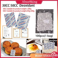 500PCS Bags Deoxidant 30CC 50CC 80CC Oxygen Absorber for Mooncake Long Term Food Grade Food Desiccan