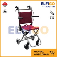 Falcon ELFIGO Lightweight (6kg) Micro Transit Wheelchair c/w Free Carry Bag