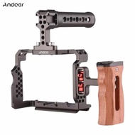 NEWEST! Andoer rig cage top side handle wooden wood sony a7ii a7iii a7Riii a9