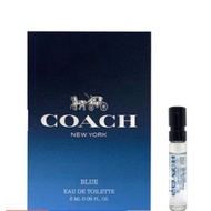 ⚡12.12 BIG DISCOUNT SALE ORI⚡Coach_New York Men Blue EDT 2ml Perfume Sample