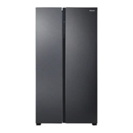 Hisense 🥫 660L Peti Sejuk Side-by-Side Inverter Pro / ALL ZONE ACTIVE HYGIENE FRIDGE Black Metal / R