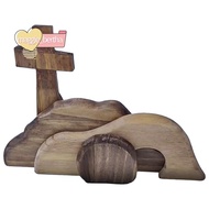 Wooden Easter Tomb Scene Decoration the Empty Tomb Easter Scene and