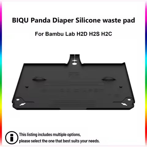 BIQU Panda Diaper Silicone waste pad H2 for Bambu Lab H2D H2S H2C Gather Filament Waste 3D Printers 
