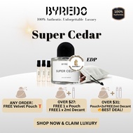 [100% Authentic -Byredo]Super Cedar EDP (Free Drawstring Pouch/Decant/Refill Perfume/2ml/5ml)