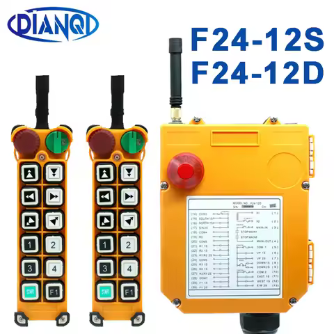 Single/Dual speed F24-12S F24-12D driving crane industrial wireless remote control industrial 12 cha